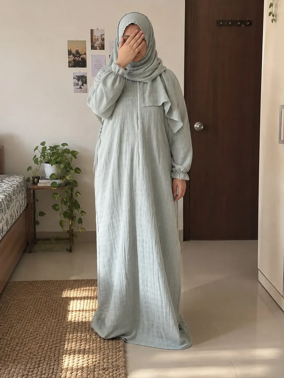 Serene Sage Salah Dress